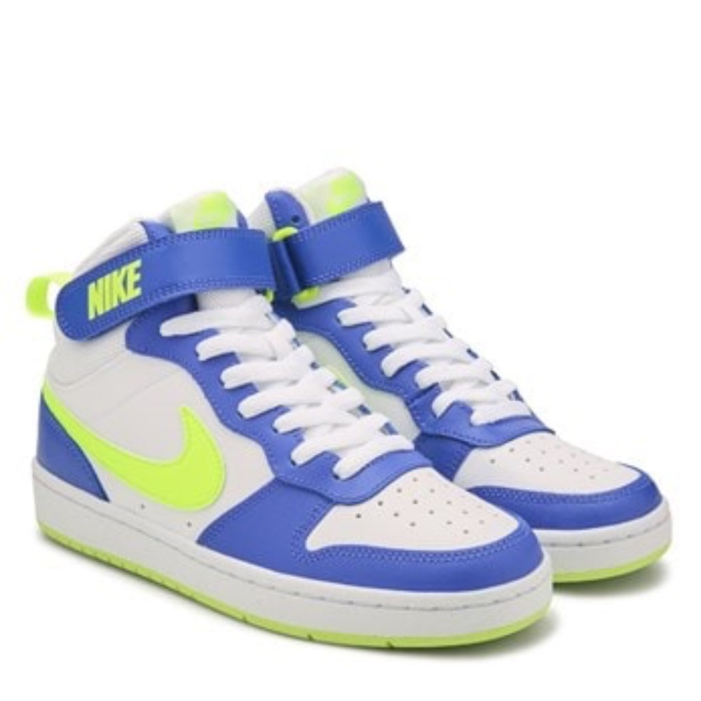 Nike Kids Court Borough Mid 2 High Top Sneakers